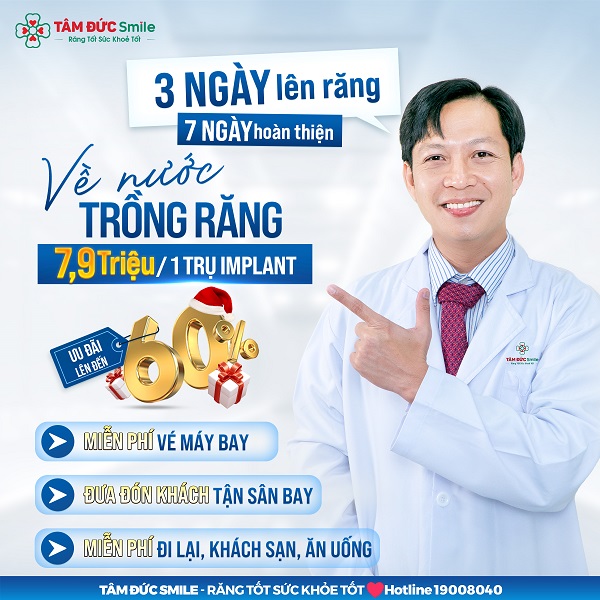 VIỆT KIỀU LÀM RĂNG TẠI TÂM ĐỨC SMILE – HỖ TRỢ VÉ MÁY BAY, ĐÓN TẠI SÂN BAY, HỖ TRỢ CHỖ Ở